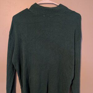 Silk and Cotton Coldwater Creek Turtleneck Sweater